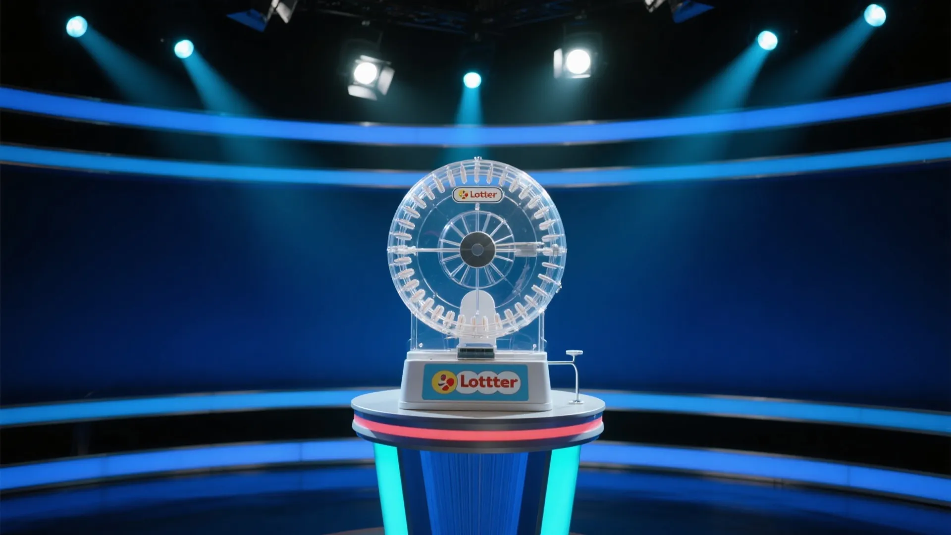 开奖演播厅现场